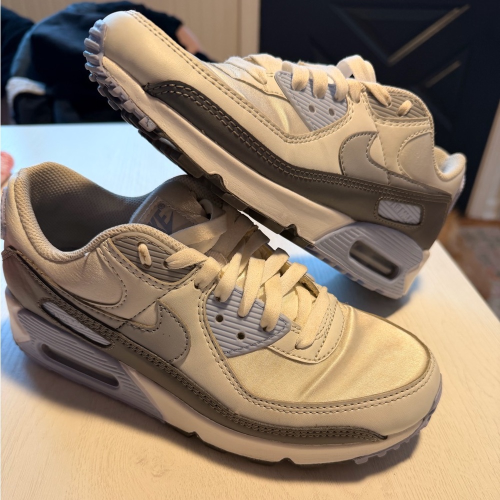 Nike Air Max 90 Blue, White and Gray Sneakers
